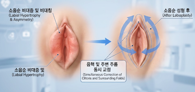 생리 기간마다 같은 자리가 쓸리고 헐린다면? 관련 해부 구조 그림